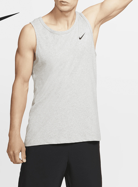 Nike/耐克官方正品 Dri-FIT 男士透气训练运动无袖背心AR6070-063