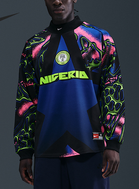 Nike/耐克官方正品2025男士运动圆领时尚足球长袖上衣IO0782-010