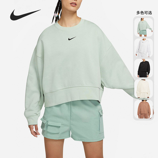 CK0169 女子加绒运动休闲圆领套头卫衣卫衣 645 耐克正品 Nike