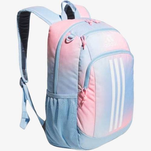 Adidas阿迪达斯正品女子轻度防水电脑插袋拉链夹层双肩背包IU7756