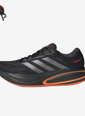 Adidas/阿迪达斯正品Response2新款男黑橙色经典轻盈跑步鞋KJ1755