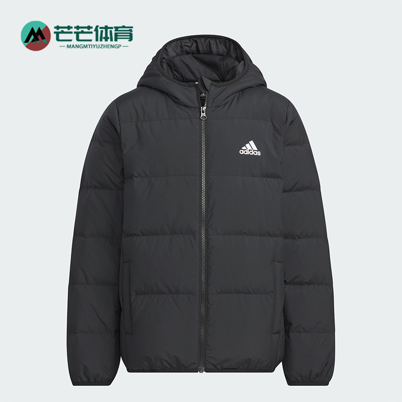 阿迪达斯正品儿童保暖羽绒服