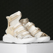 斯凯奇正品 魔术贴休闲鞋 当季 女子熊猫魔术贴沙滩鞋 新款 Skechers