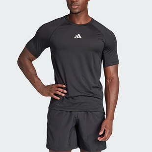 运动健身短袖 Adidas TEE男士 GYM 圆领T恤IP2310 阿迪达斯正品