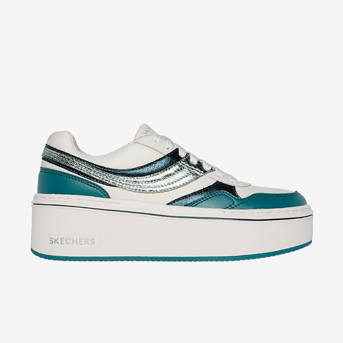 Skechers/斯凯奇正品2024秋冬新款女士轻质透气绑带休闲板鞋