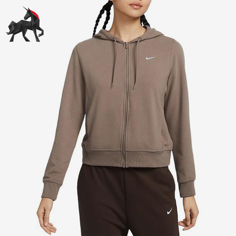 Nike/耐克正品25年春款女士连帽复古休闲经典针织外套FB5199-233