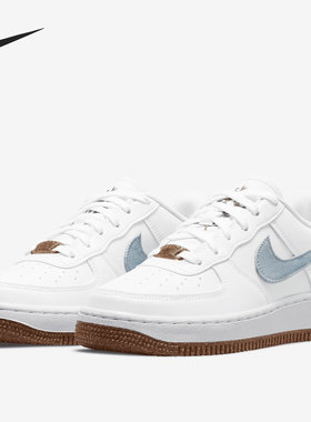 Nike/耐克正品 Air Force 1 GS 花卉大童运动休闲板鞋DA3093-100