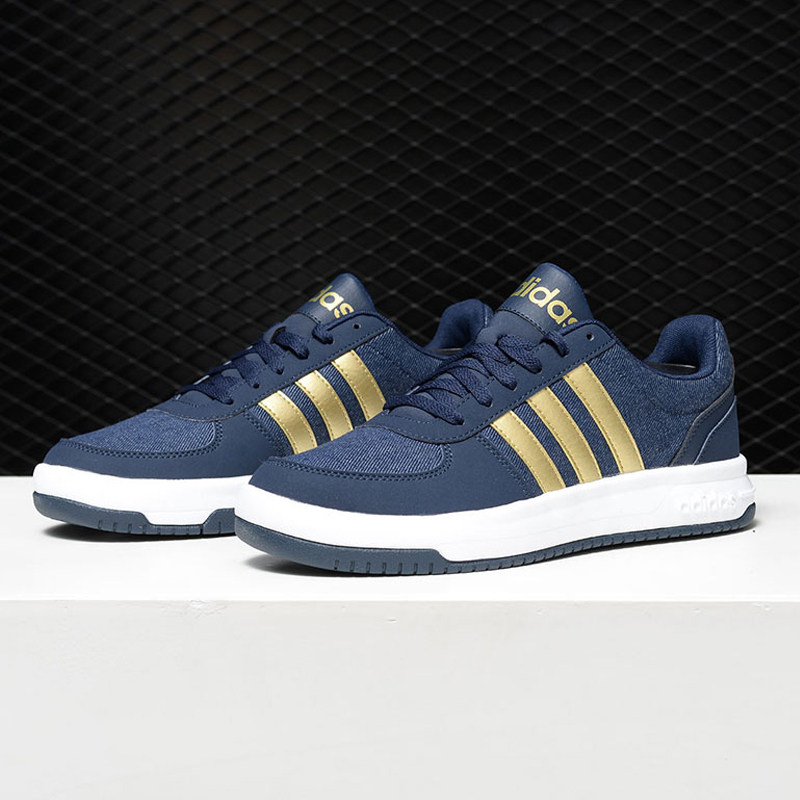 Adidas/阿迪达斯正品 春季男子CUT团队场下休闲帆布篮球鞋 BB9718