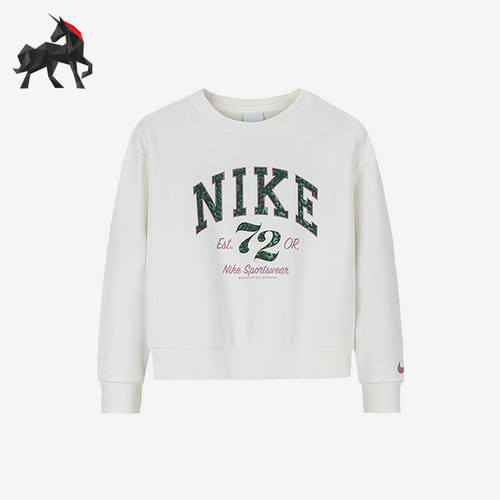 Nike/耐克正品春秋婴童针织印花休闲宽松经典卫衣NY2442103TD-001