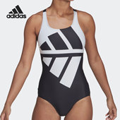 Adidas BARS SUITC运动女子连体泳衣HB1680 阿迪达斯正品