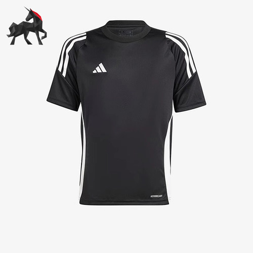 阿迪达斯大童宽松夏季短袖球衣