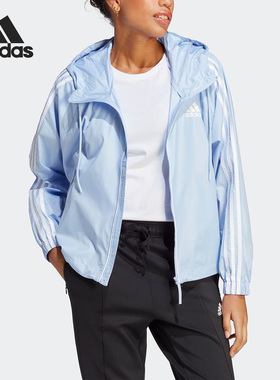Adidas/阿迪达斯正品W BSC 3S W.R. J女子运动连帽夹克HM2271