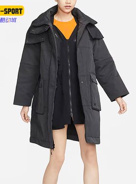Nike/耐克正品Air Jordan女子运动休闲宽松棉服DQ9805-010