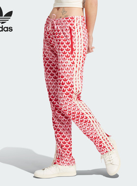 Adidas/阿迪达斯正品夏季三叶草女子休闲运动舒适长裤IK7874