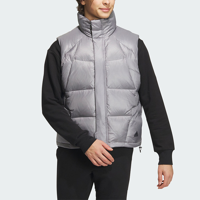 Adidas/阿迪达斯正品户外运动休闲男士VB立领羽绒马甲IL8911