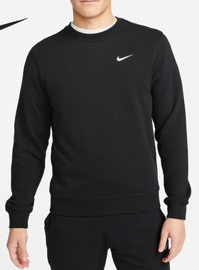 Nike/耐克正品新款透气刺绣男子运动休闲套头卫衣637903-010