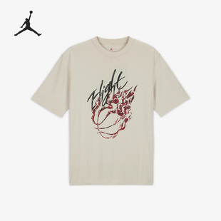 Jordan男子时尚 印花运动短袖 耐克官方正品 T恤DO4102 104 Air Nike