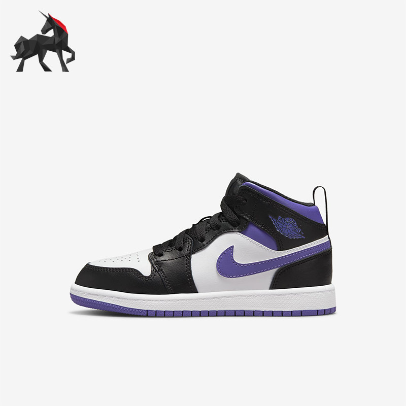 Nike/耐克正品JORDAN小童轻便透气中帮实战篮球鞋640734-095