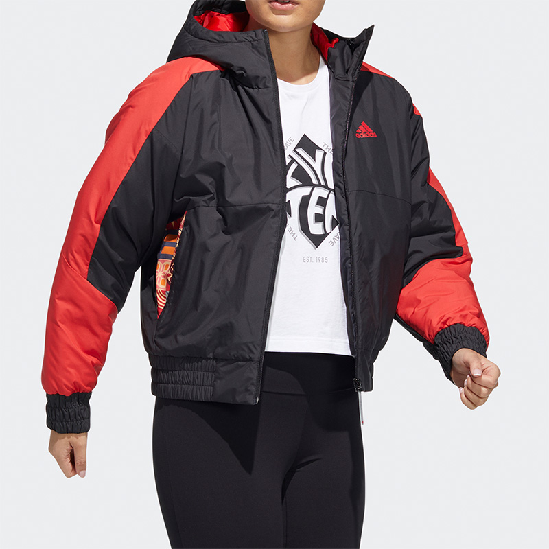 阿迪达斯正品女子保暖棉服