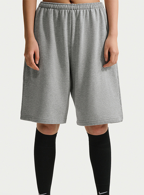 Nike/耐克正品Sportswear女士柔软宽松休闲针织短裤IR1647-063