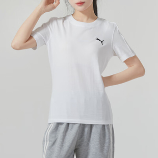 682155 Puma 女士柔软透气圆领休闲运动短袖 彪马官方正品 新款