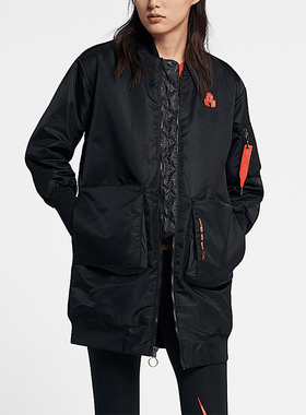 Nike/耐克正品休闲女士宽松运动保暖长袖夹克外套BV9000-010