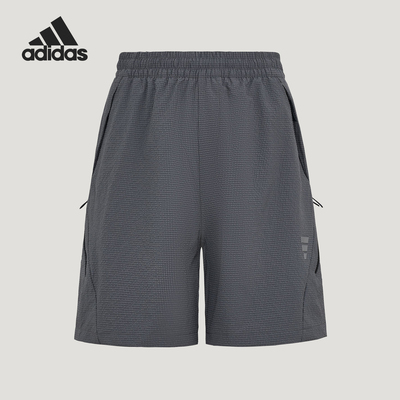 Adidas/阿迪达斯官方正品FOSWOVENSHORTS新款男灰色短裤KZ5434