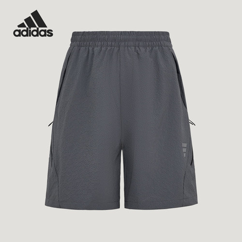 Adidas/阿迪达斯正品FOSWOVENSHORTS新款男经典灰色短裤KZ5434