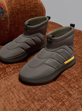 Adidas/阿迪达斯正品ADIPUFF MID男女同款保暖休闲棉鞋JR0069