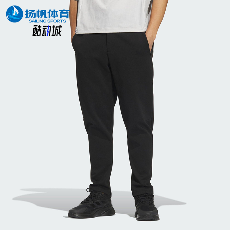 Adidas/阿迪达斯正品25年春季新款男士保暖休闲直筒裤JZ4190