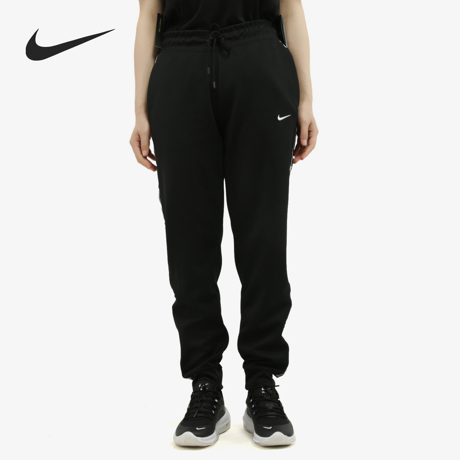 耐克运动休闲针织收口小脚长裤