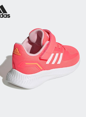 Adidas/阿迪达斯官方正品Runfalcon 2婴童耐磨魔术贴跑步鞋GX3544