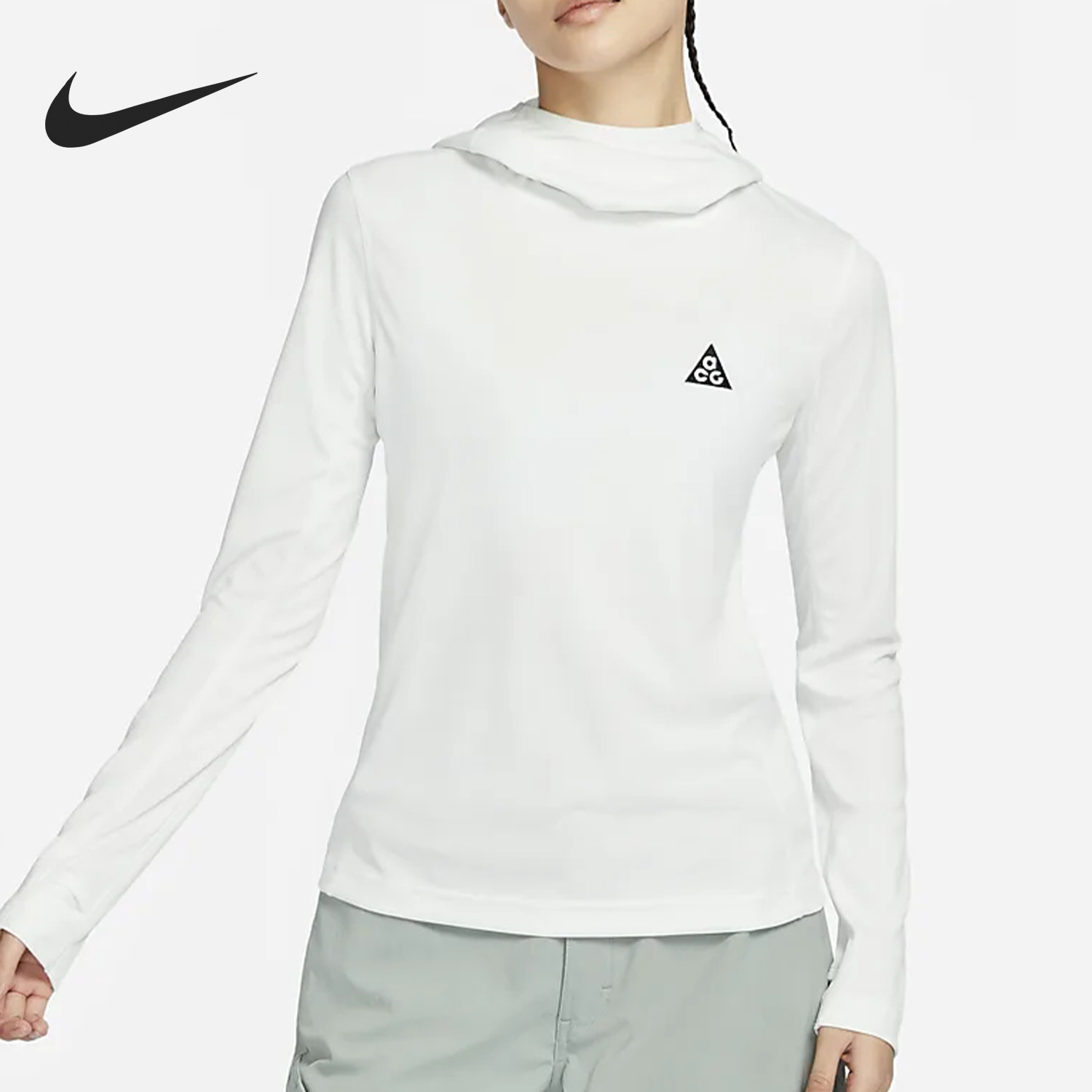 Nike/耐克官方正品2023秋季ACG女子户外连帽运动卫衣DV9539-121-封面