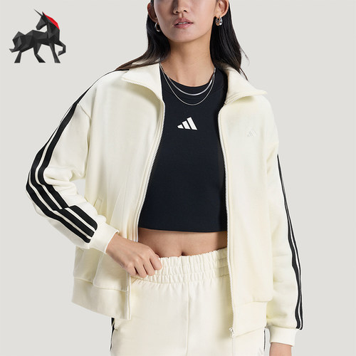 Adidas/阿迪达斯正品2026春季款女士日常立领运动耐穿外套KS2817
