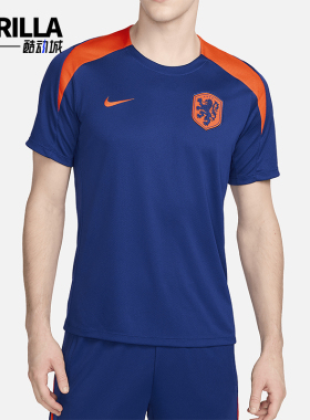 Nike/耐克正品夏季新款男士足球运动训练短袖T恤FJ2925-455