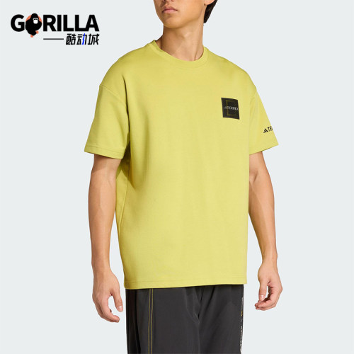 Adidas/阿迪达斯正品夏季男女户外运动圆领经典休闲短袖T恤KC2351