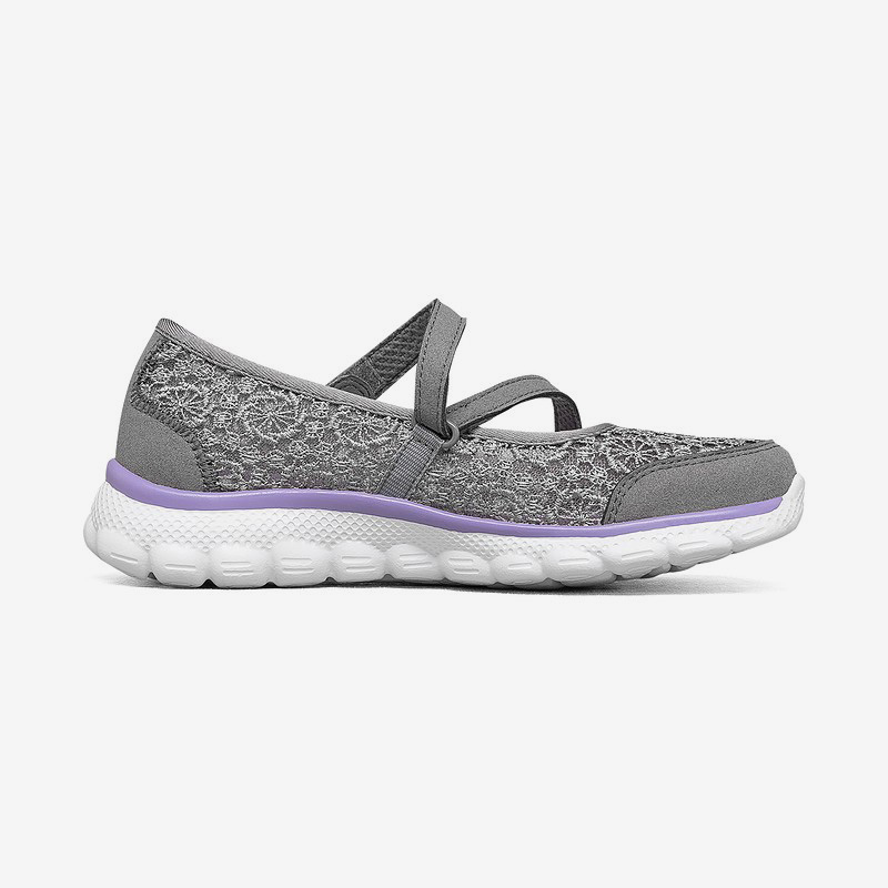 Skechers/斯凯奇正品当季新款女大童蕾丝玛丽珍公主运动凉鞋