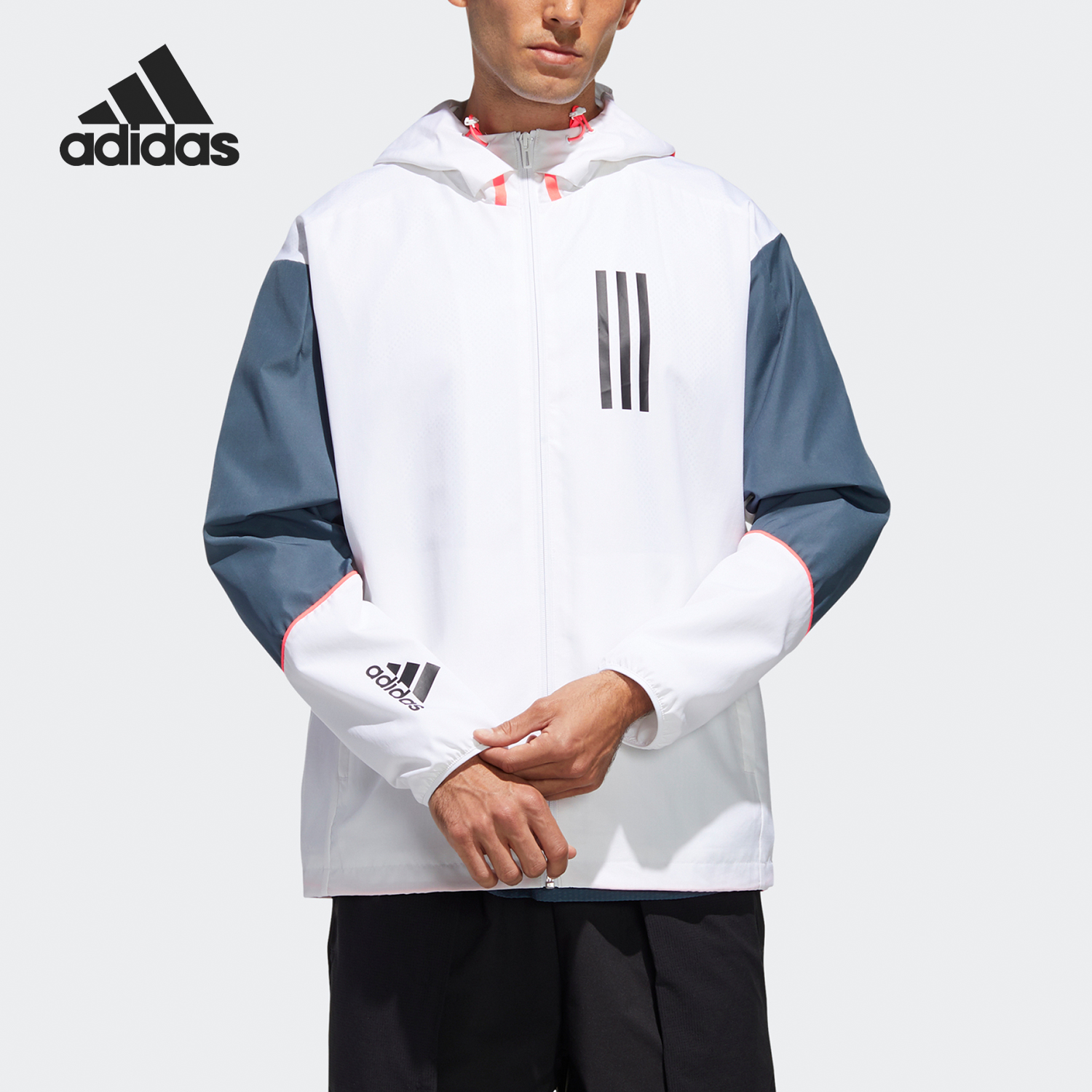 阿迪达斯男子运动夹克外套