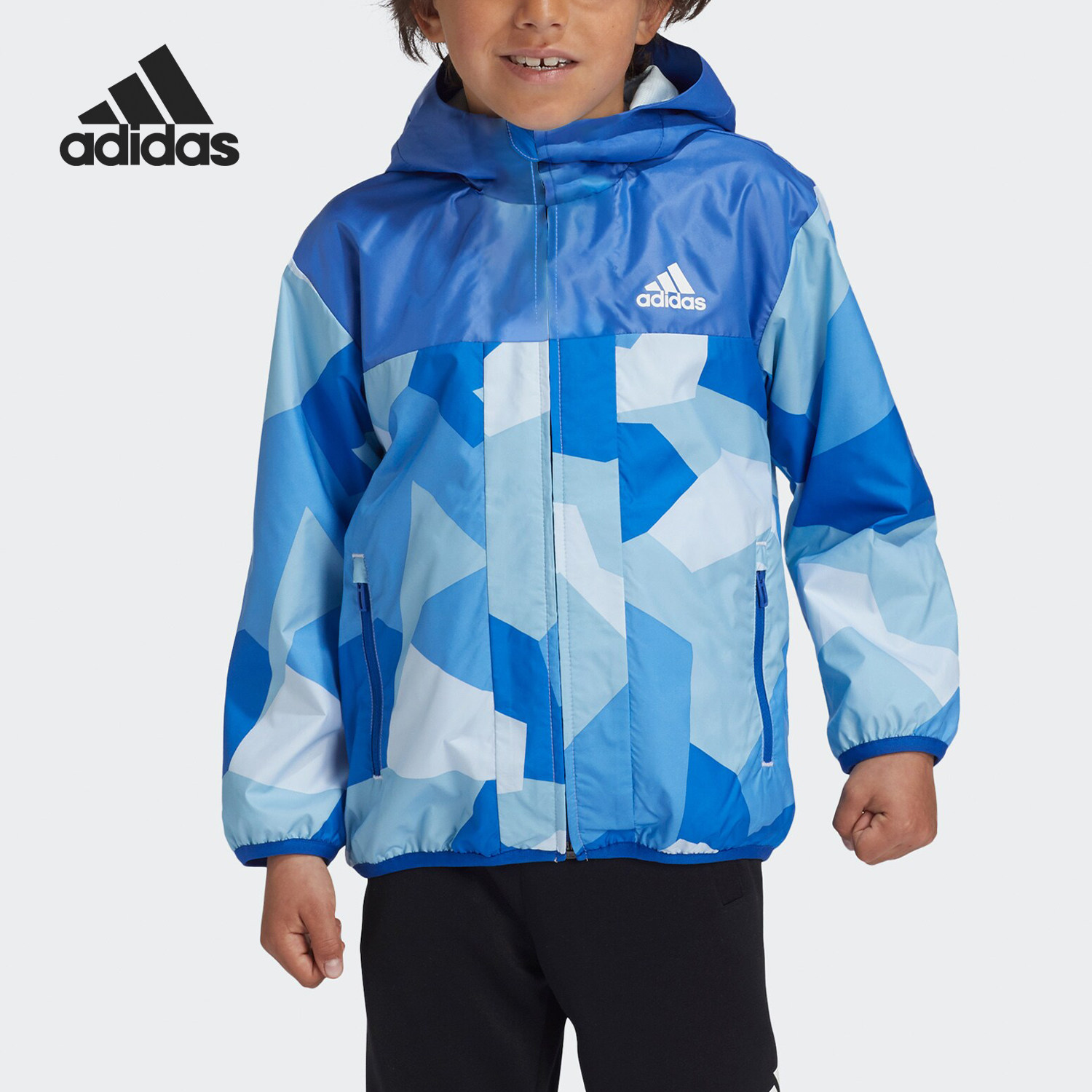 Adidas/阿迪达斯正品 小童装秋季训练运动梭织夹克外套 GG3527,童装/婴儿装/亲子装,普通外套,淘宝优惠券,粉丝福利购,淘宝优惠卷