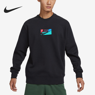 Nike/耐克官方正品冬季新款男子简约时尚保暖运动套头卫衣FB8436