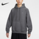 耐克正品 Solo Swoosh男士 Nike 休闲连帽套头刺绣卫衣HV1083 071
