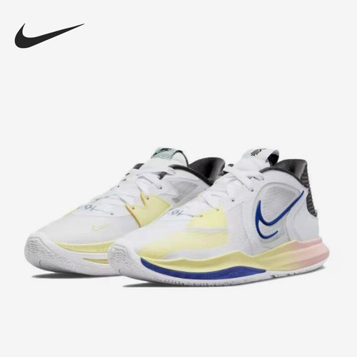 Nike/耐克正品男士圆头织物合成革低帮实战篮球鞋DJ6012-100