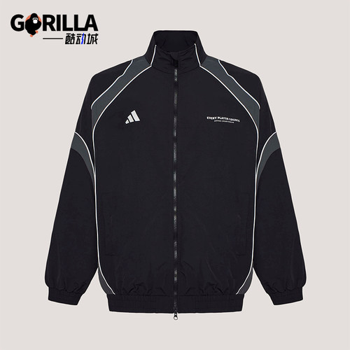 Adidas/阿迪达斯正品BL WOV JKT男士拉链日常休闲宽松外套IB6980