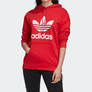 Adidas/阿迪达斯正品 春秋新款女子运动连帽套头卫衣 FM3298