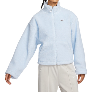 Nike/耐克官方正品冬季女士简约运动休闲保暖立领外套FV4009-423