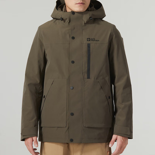 Jack wolfskin/狼爪正品羽绒三合一男士冲锋衣5122091-5719