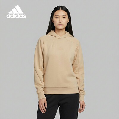 Adidas/阿迪达斯正品春秋女士连帽宽松套头针织卫衣JM8794
