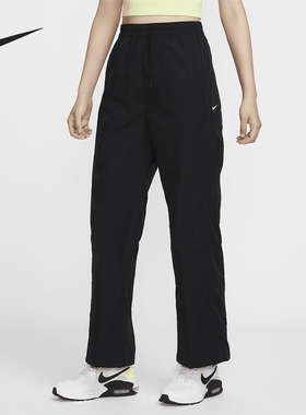 Nike/耐克正品Windrunner女士防晒梭织直筒长裤FV7656-010