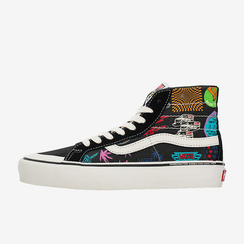 VANS范斯正品SK8-HI SF高帮印花男女情侣休闲帆布板鞋VN0A3MV1