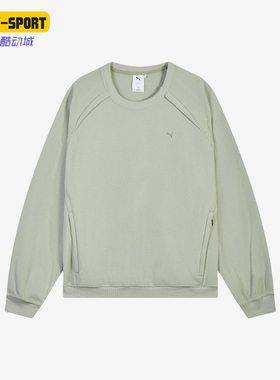 Puma/彪马正品FutureOFF1CE保暖加绒宽松经典圆领卫衣636239-18